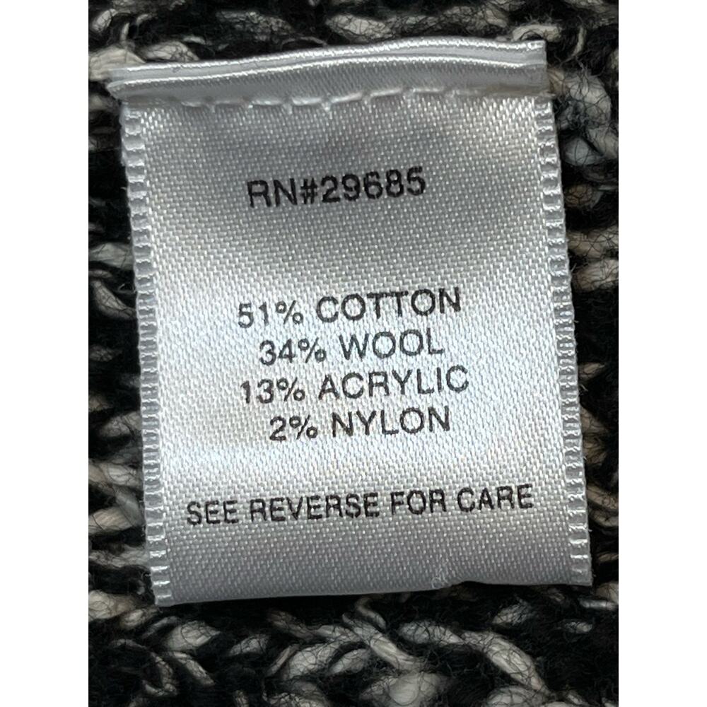 Pendleton Women's Small 3 Button Black White Long… - image 3